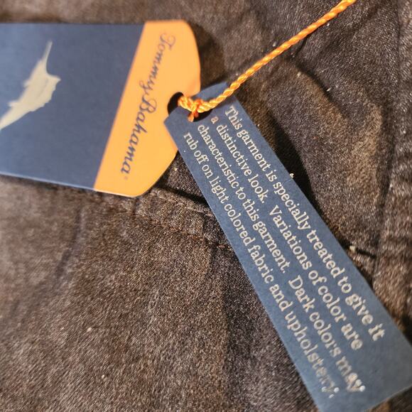 Tommy Bahama Men’s Pants 40x34 Brown Heather Authentic Fit Pima Cotton Peru NWT - Picture 9 of 9